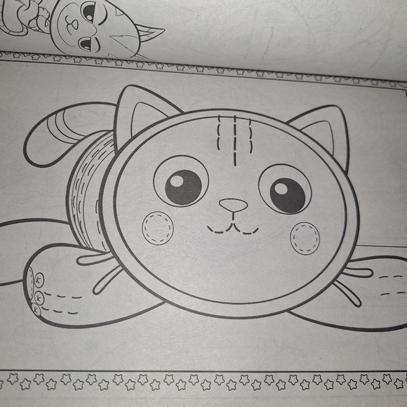Gabbys Dollhouse Coloring Book w/ Stickers - Picture 3 of 9